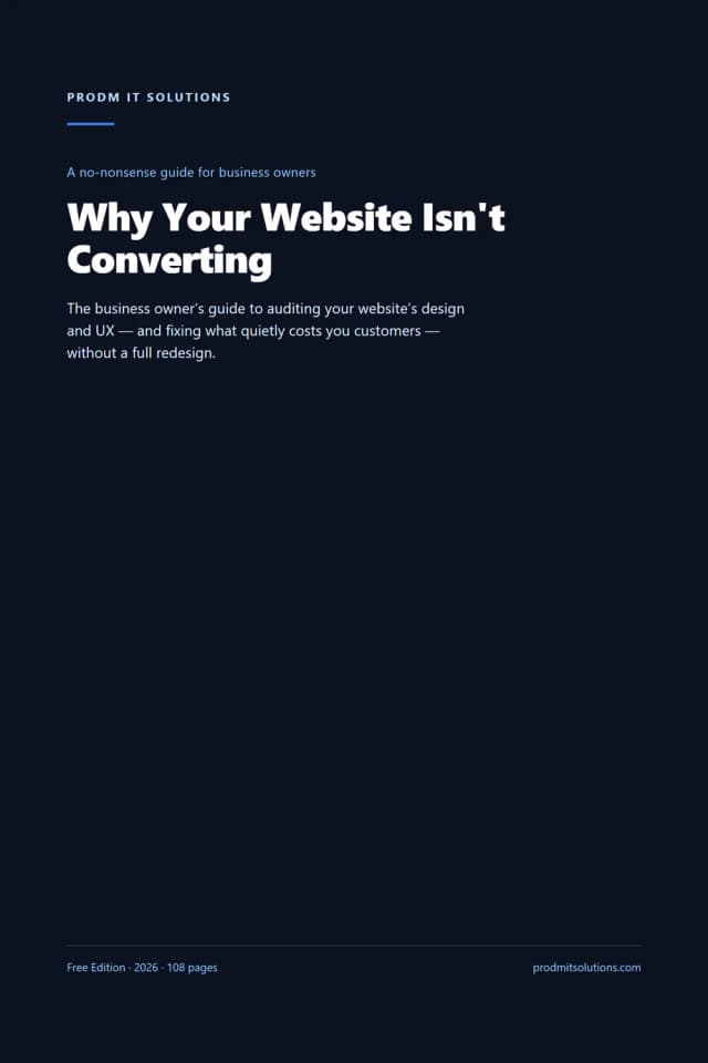 Why Your Website Isn't Converting